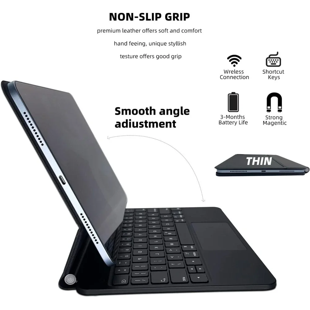 Kulee Magnetic Keyboard Case for iPad Pro 12.9